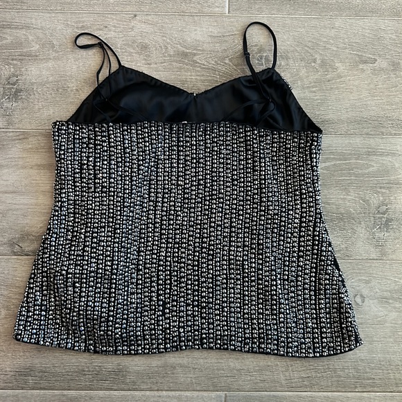 PARKER beaded black sequin Tank - Picture 3 of 3